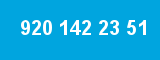 920 142 23 51